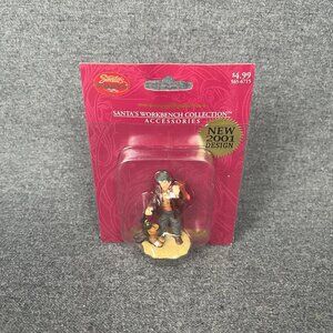 Santas Workbench Collection Accessory Vintage 2001 Boy Holding Boots Christmas